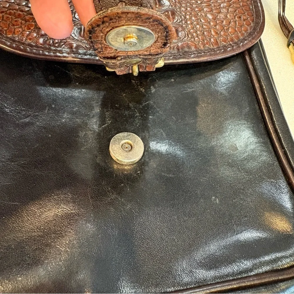 Brahmin crocodile embossed